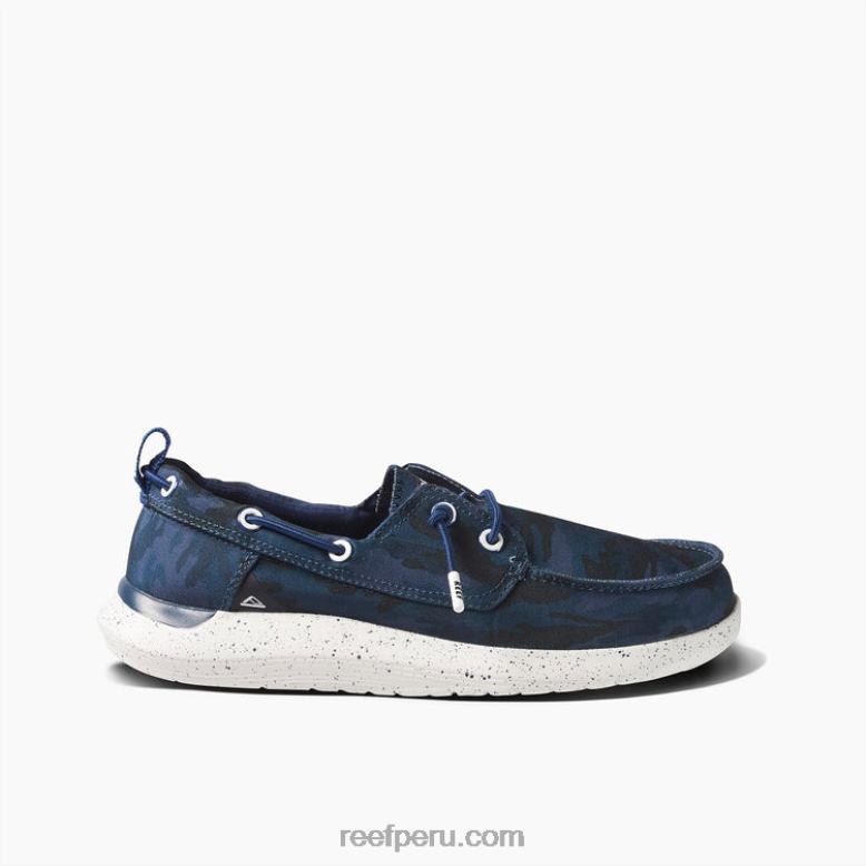 muelle de suela hinchable azul marino/camuflaje 0RZL2509 hombres Reef