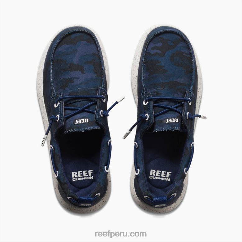 muelle de suela hinchable azul marino/camuflaje 0RZL2509 hombres Reef