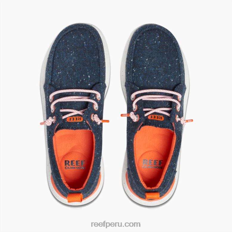 reducción de suela hinchable azul marino/naranja 0RZL2500 hombres Reef