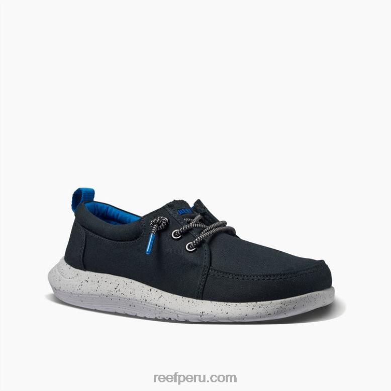 reducción de suela hinchable negro 0RZL2496 hombres Reef