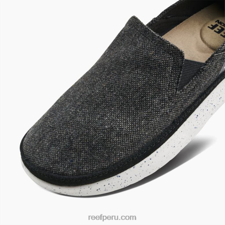 viajero de suela hinchable negro 0RZL2516 hombres Reef