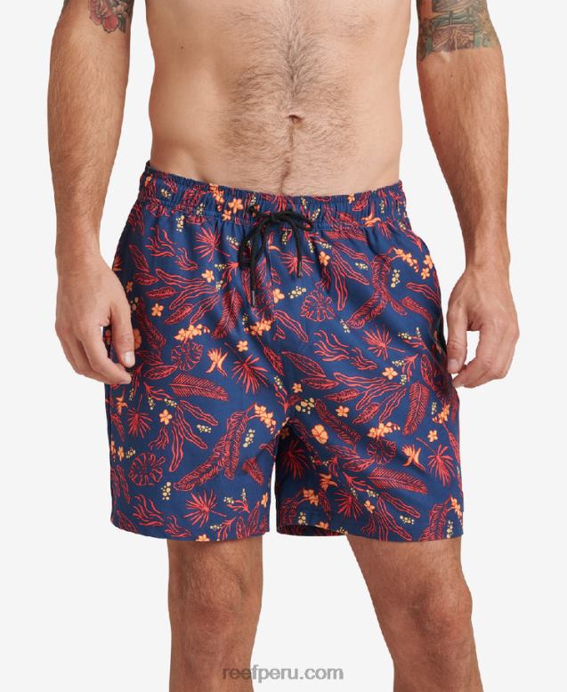 bañador everett 17" insignias azules 0RZL2715 hombres Reef