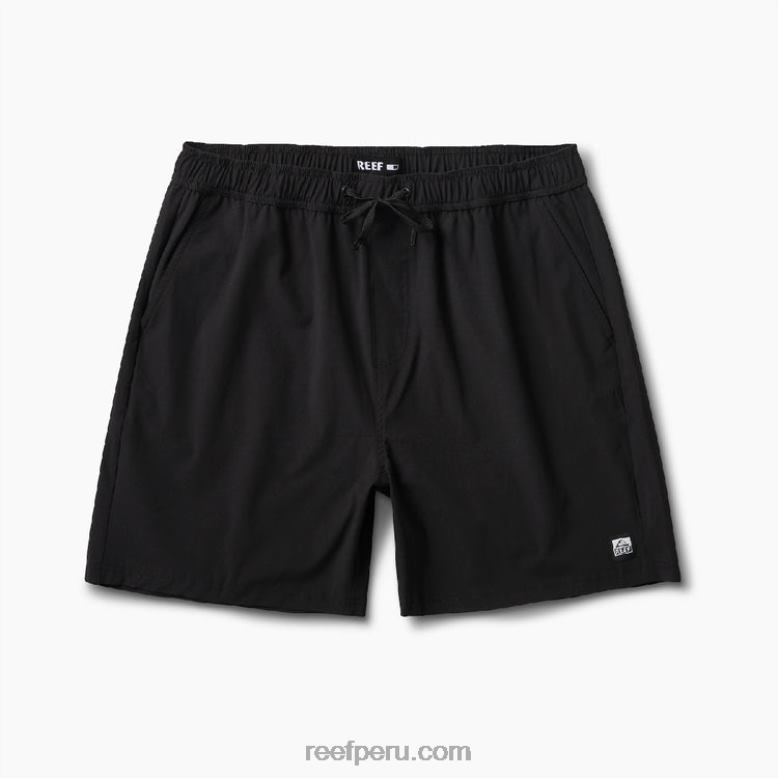 shorts de paseo con cintura elástica de 17" caviar 0RZL2679 hombres Reef