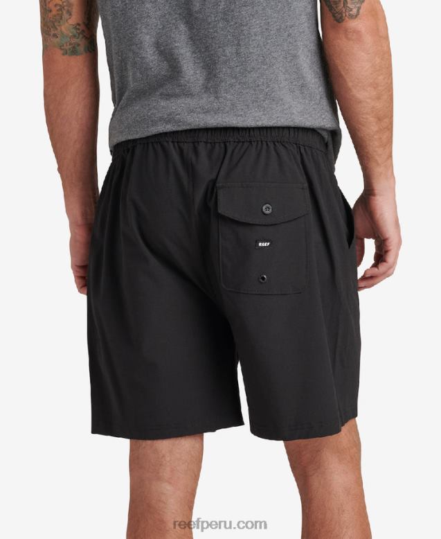 shorts de paseo con cintura elástica de 17