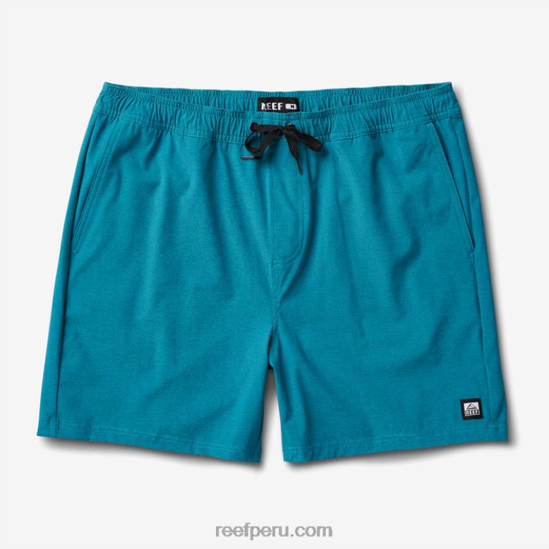 shorts de paseo con cintura elástica de 17