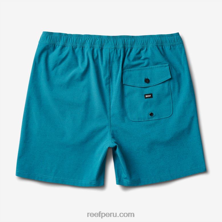 shorts de paseo con cintura elástica de 17