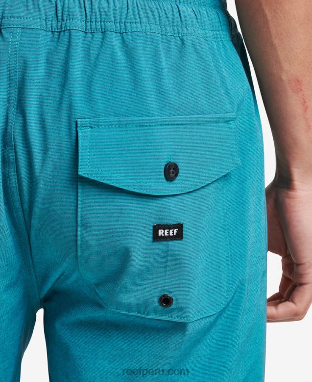 shorts de paseo con cintura elástica de 17