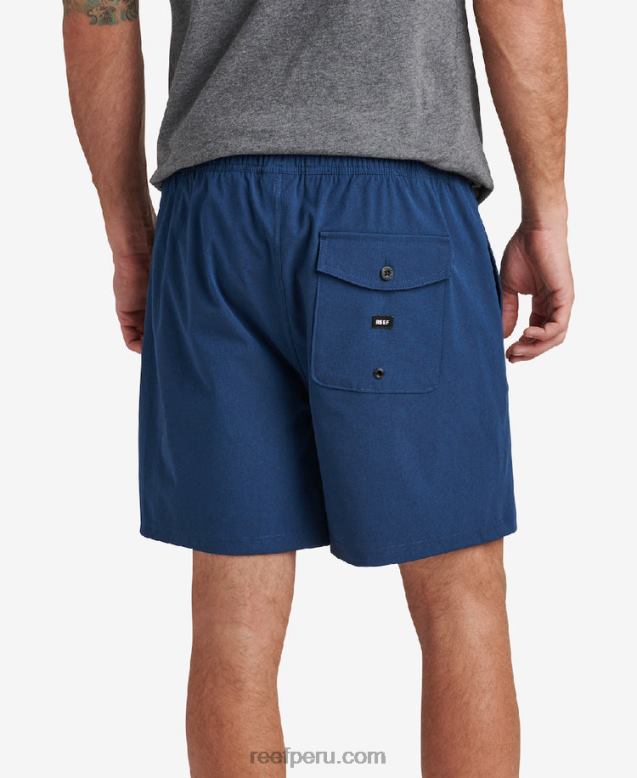 shorts de paseo con cintura elástica de 17