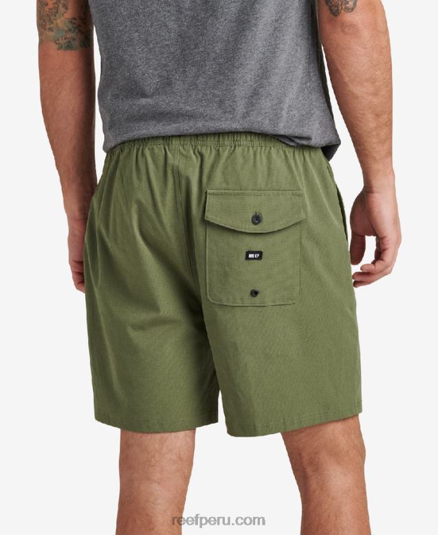 shorts de paseo con cintura elástica de 17