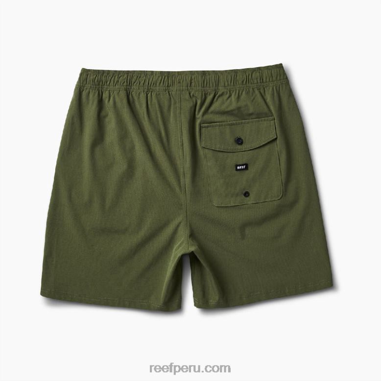 shorts de paseo con cintura elástica de 17
