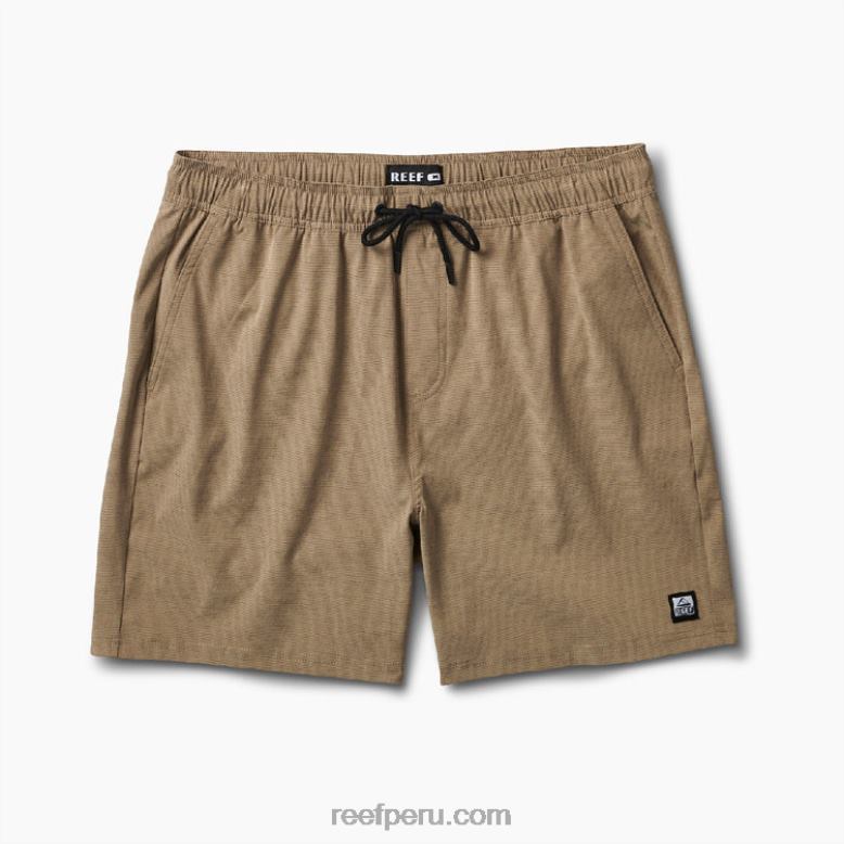 shorts de paseo con cintura elástica de 17