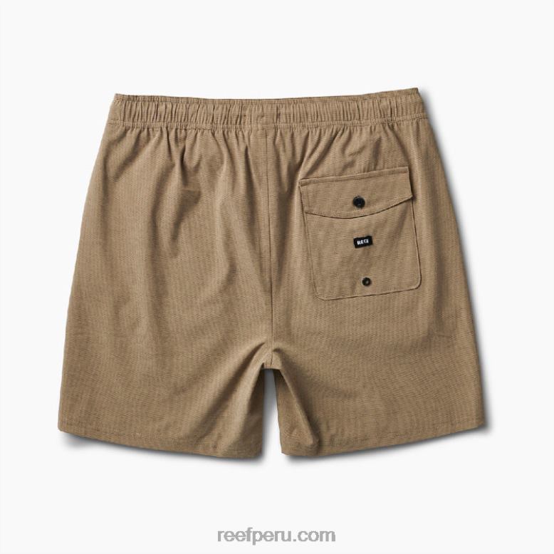 shorts de paseo con cintura elástica de 17