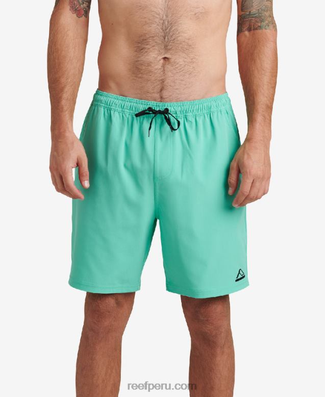 shorts jackson de 17" verde electrico 0RZL2704 hombres Reef