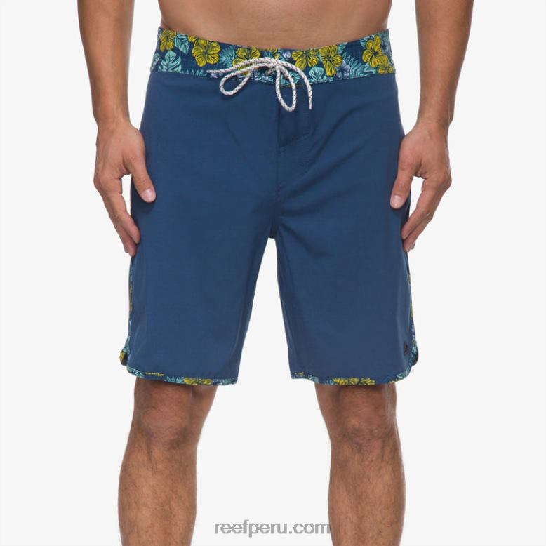 shorts mullen de 19" azul de metilo 0RZL2693 hombres Reef