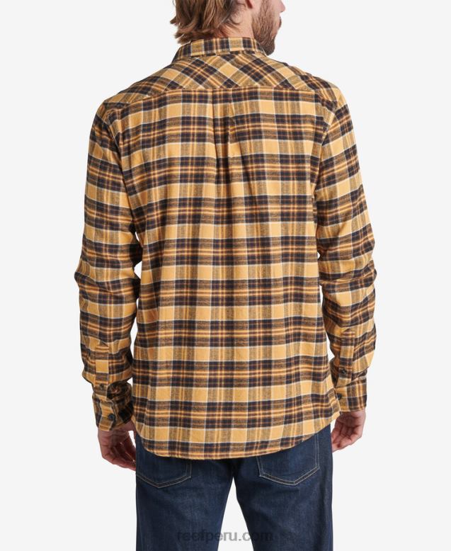 camisa de franela de manga larga kosma acantilado de roble 0RZL2667 hombres Reef
