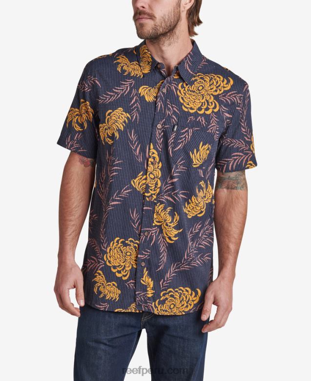 camisa de manga corta col cielo nocturno 0RZL2635 hombres Reef