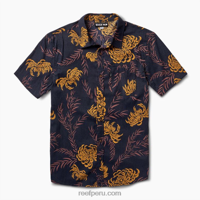 camisa de manga corta col cielo nocturno 0RZL2635 hombres Reef