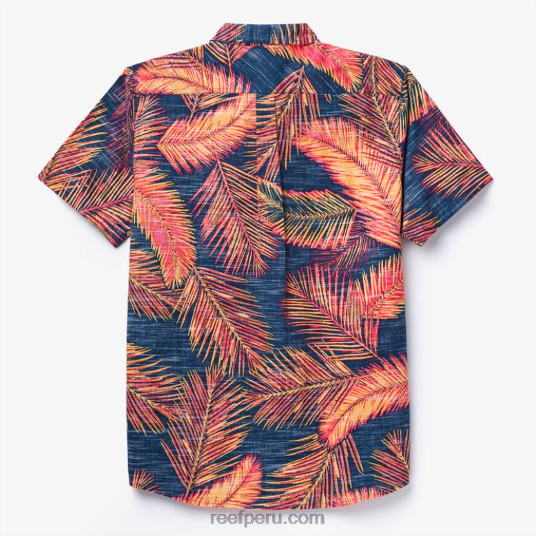 camisa de manga corta daintree hibisco 0RZL2634 hombres Reef