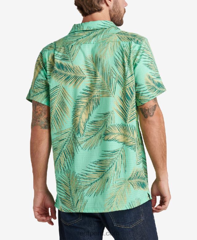camisa de manga corta peters verde electrico 0RZL2668 hombres Reef