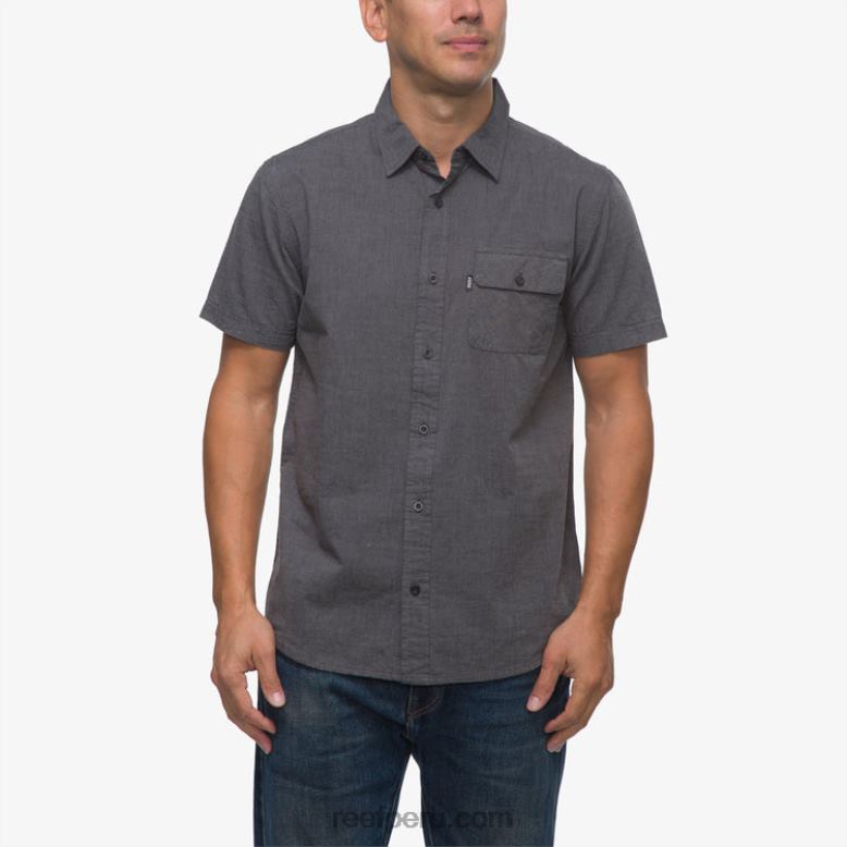 camisa de manga corta winfred caviar 0RZL2645 hombres Reef