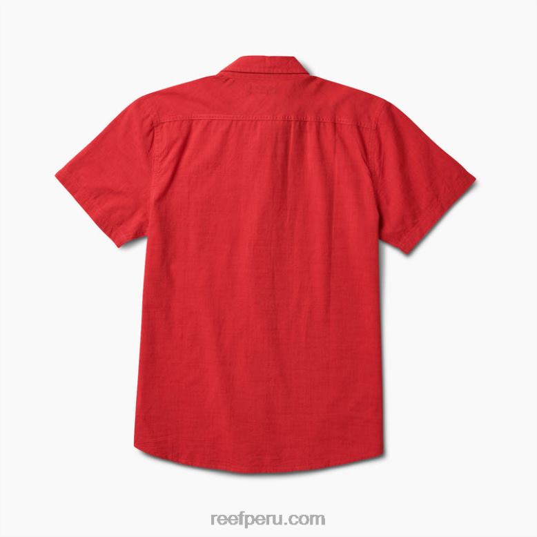 camisa de manga corta winfred hibisco 0RZL2646 hombres Reef