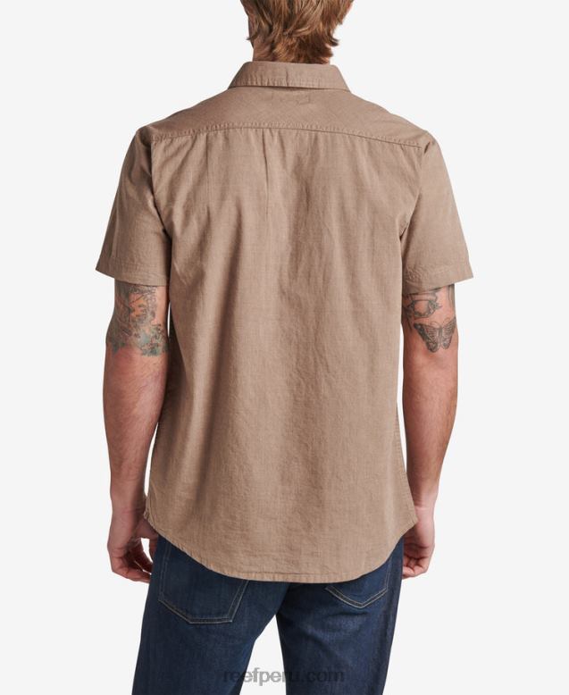 camisa de manga corta winfred tambor de lluvia 0RZL2659 hombres Reef
