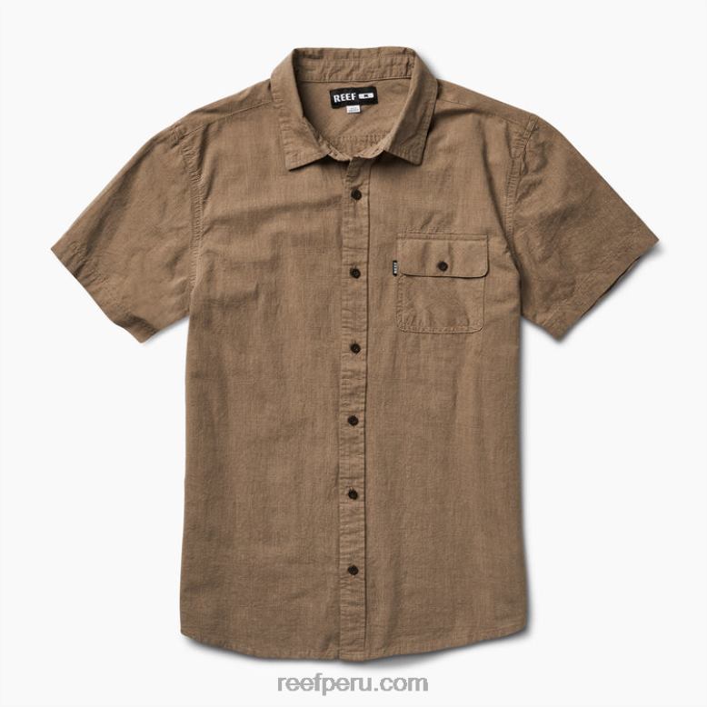 camisa de manga corta winfred tambor de lluvia 0RZL2659 hombres Reef