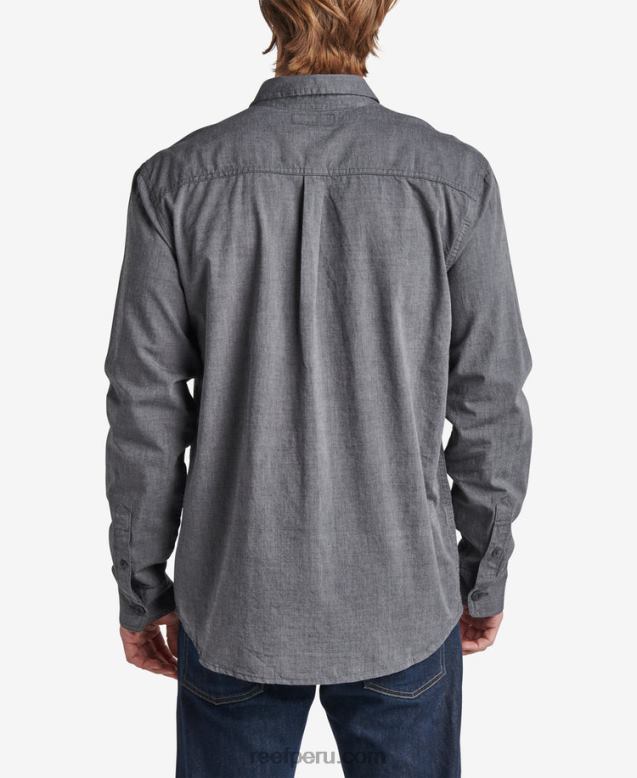 camisa de manga larga de estuardo caviar 0RZL2651 hombres Reef