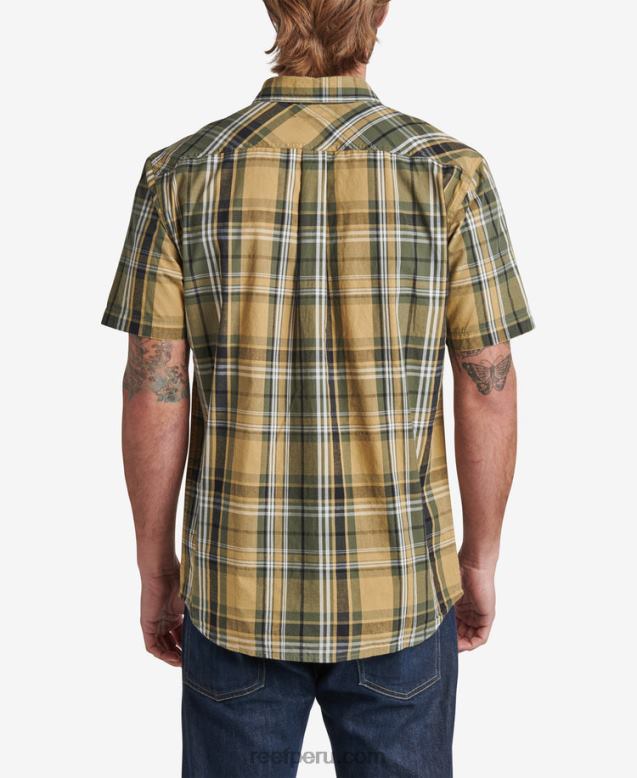 camisa tejida de manga corta pardy semillas de hinojo 0RZL2662 hombres Reef