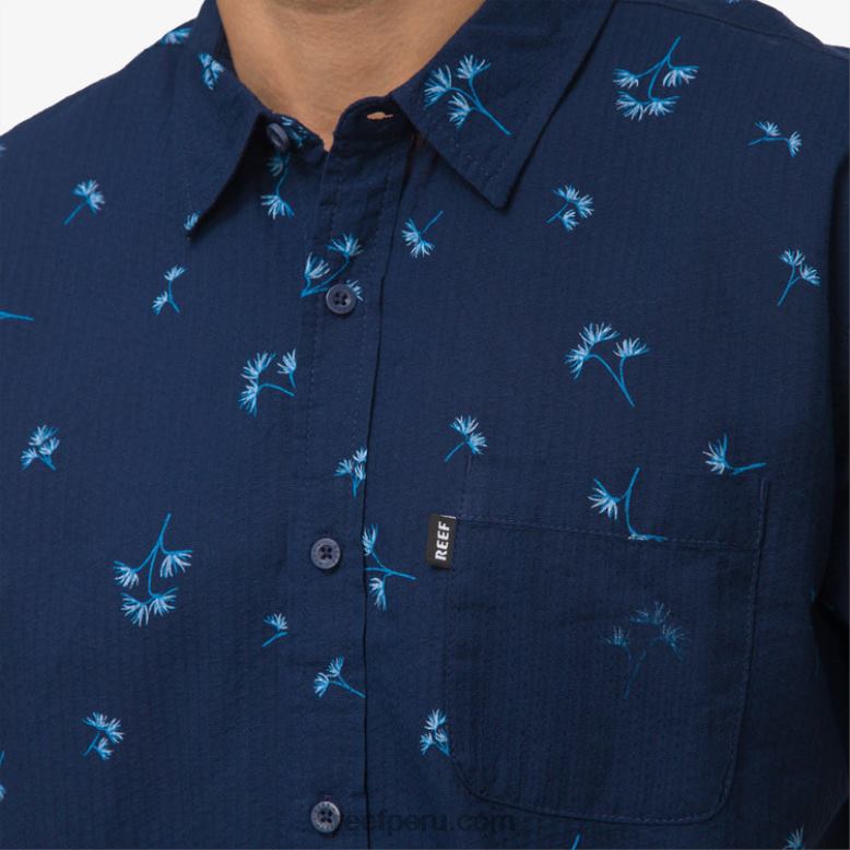 camiseta corbin manga corta insignia azul 0RZL2644 hombres Reef