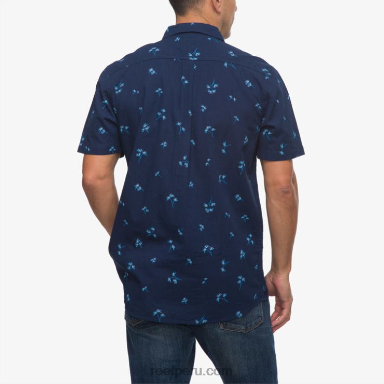 camiseta corbin manga corta insignia azul 0RZL2644 hombres Reef