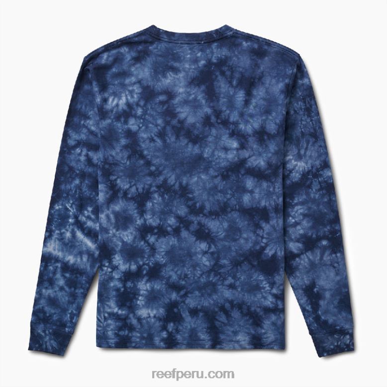 Camiseta Intel de manga corta con teñido anudado Armada 0RZL2626 hombres Reef