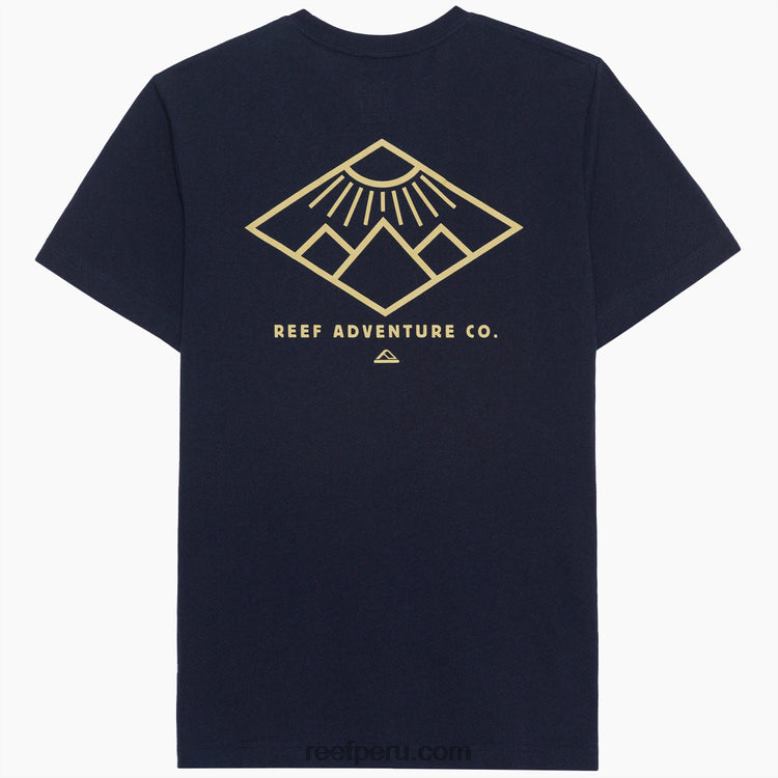 Camiseta de manga corta Peaks Recyclo Armada 0RZL2591 hombres Reef