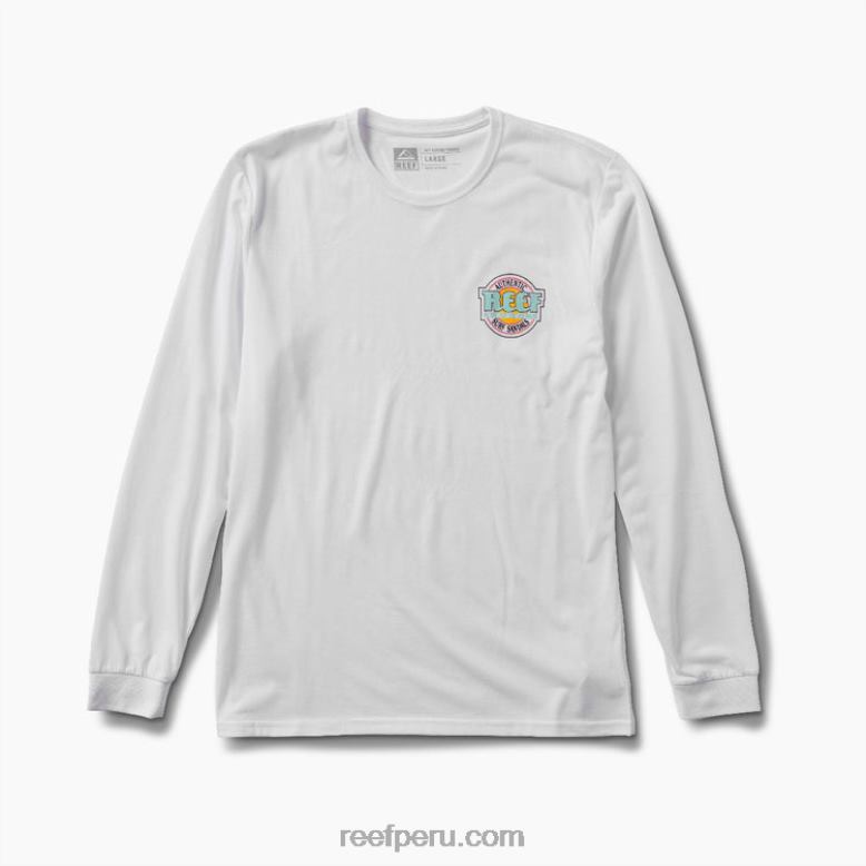 arrecife surfari's surf tee ls blanco 0RZL2629 hombres