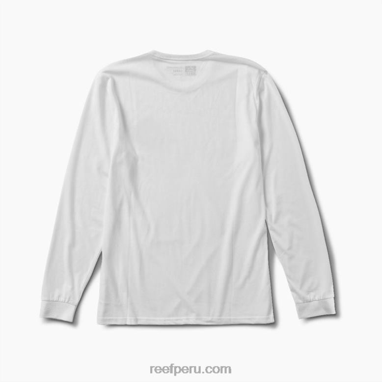 arrecife surfari's surf tee ls blanco 0RZL2629 hombres