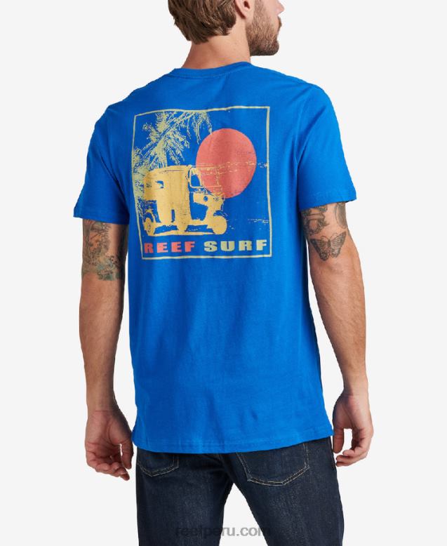 buk buk camiseta de manga corta lapislázuli 0RZL2614 hombres Reef