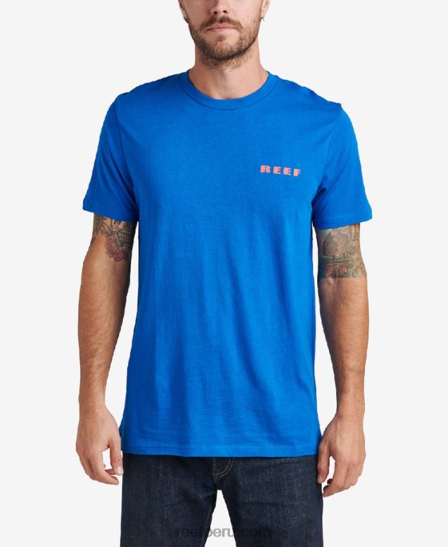 buk buk camiseta de manga corta lapislázuli 0RZL2614 hombres Reef