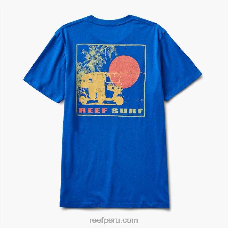 buk buk camiseta de manga corta lapislázuli 0RZL2614 hombres Reef