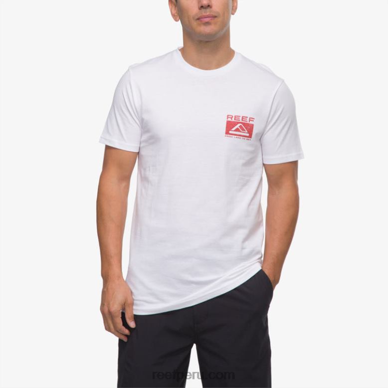 camiseta beverly manga corta blanco brillante 0RZL2564 hombres Reef
