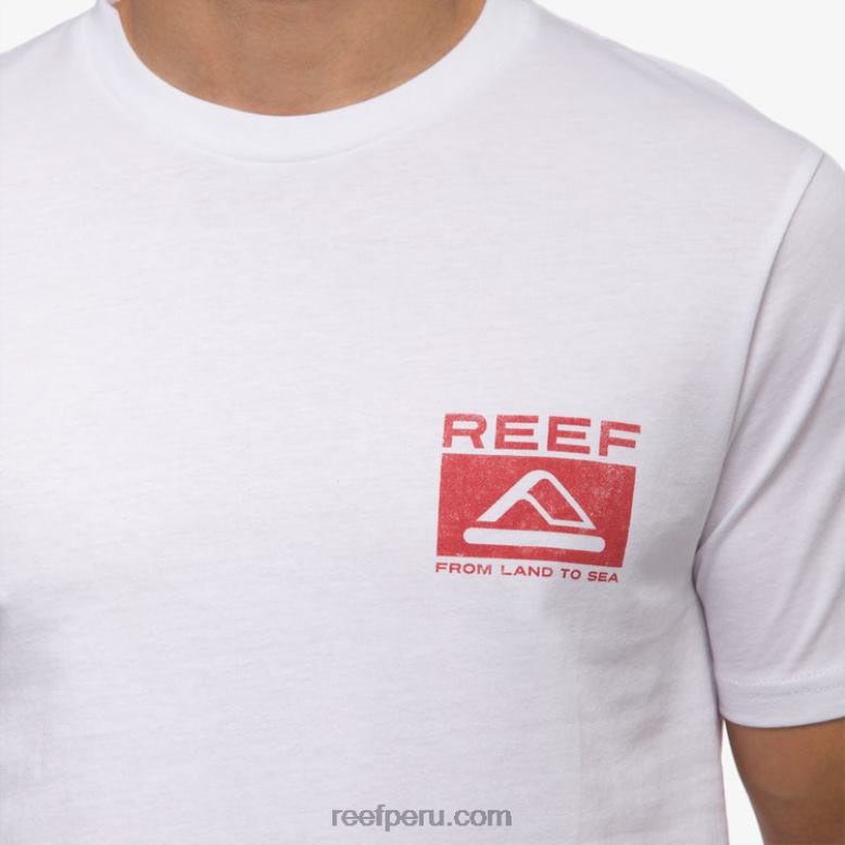 camiseta beverly manga corta blanco brillante 0RZL2564 hombres Reef
