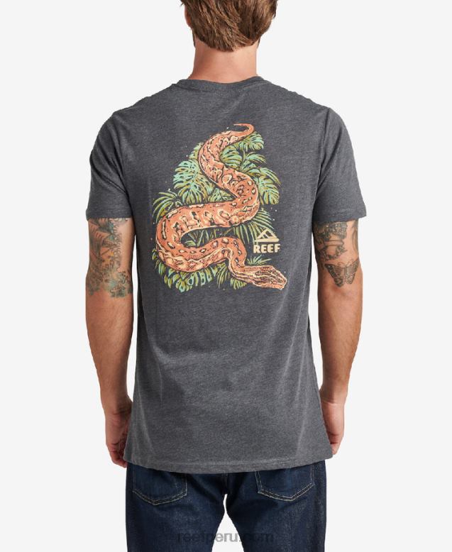 camiseta de manga corta abra carbón de brezo 0RZL2606 hombres Reef