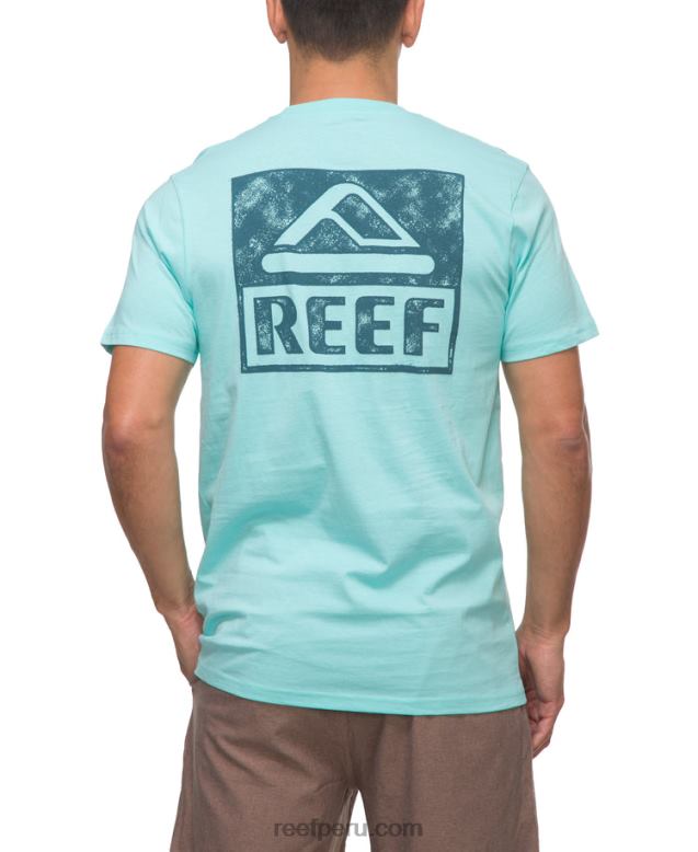 camiseta de manga corta azul aruba 0RZL2578 hombres Reef