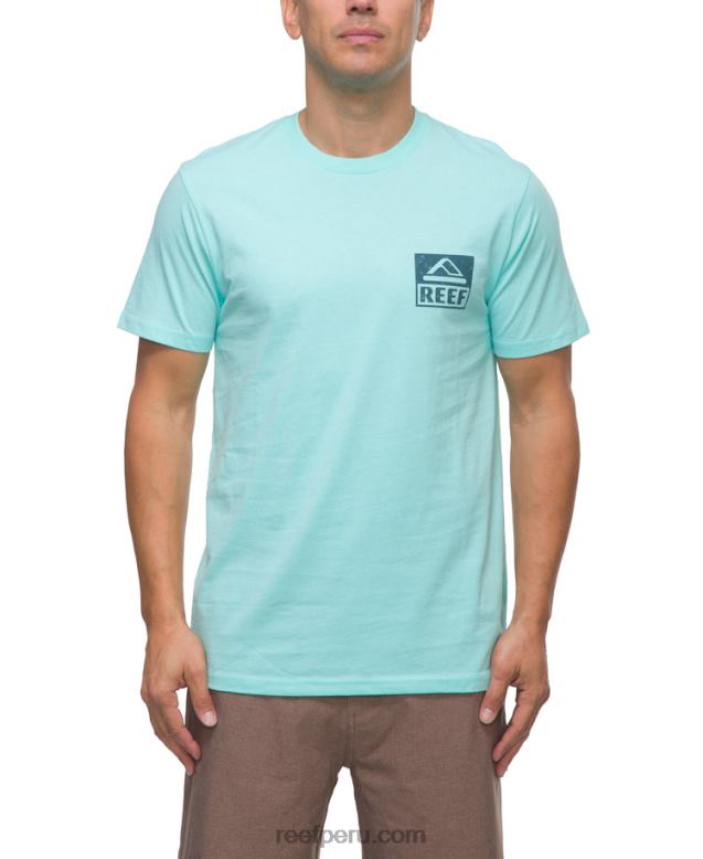 camiseta de manga corta azul aruba 0RZL2578 hombres Reef