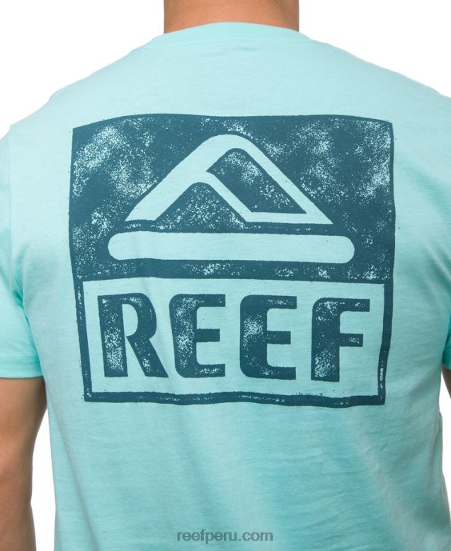 camiseta de manga corta azul aruba 0RZL2578 hombres Reef