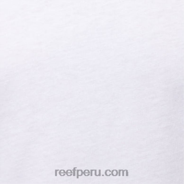 camiseta de manga corta blanco brillante 0RZL2560 hombres Reef