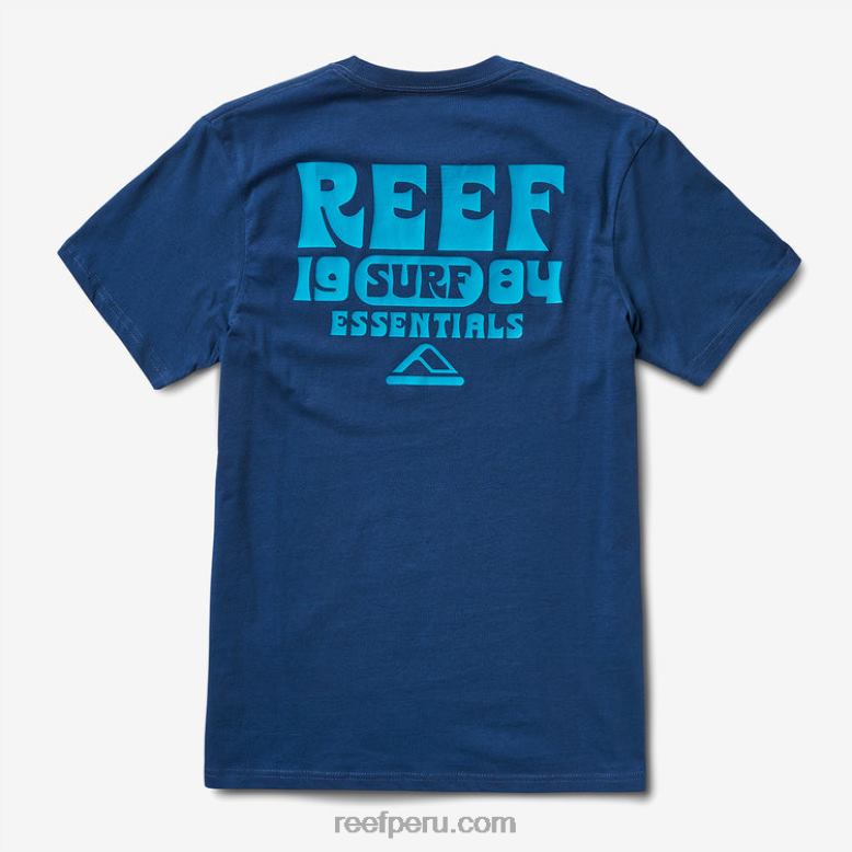 camiseta de manga corta carland insignias azules 0RZL2565 hombres Reef