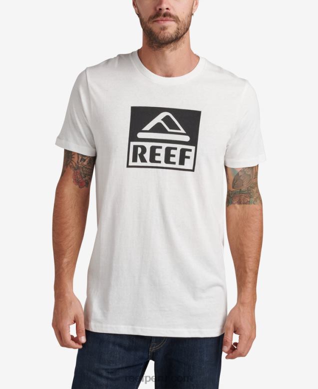 camiseta de manga corta del conductor malvavisco 0RZL2605 hombres Reef