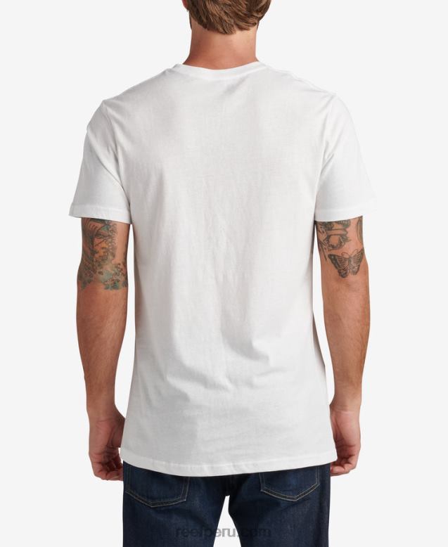 camiseta de manga corta del conductor malvavisco 0RZL2605 hombres Reef