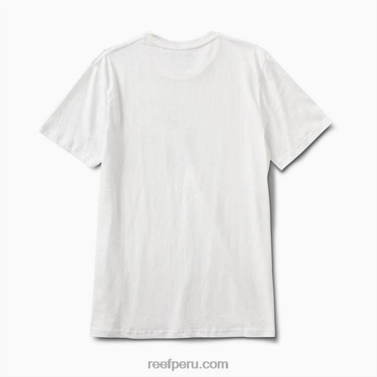 camiseta de manga corta del conductor malvavisco 0RZL2605 hombres Reef