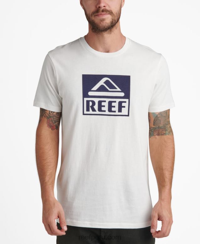 camiseta de manga corta del conductor malvavisco 0RZL2630 hombres Reef